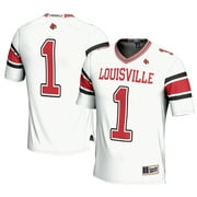 Men's GameDay Greats #1 White Louisville Cardinals Football Jersey